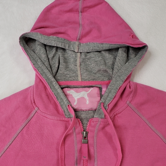 Victorias Secret Pink medium varsity hoodie medium - Picture 2 of 7